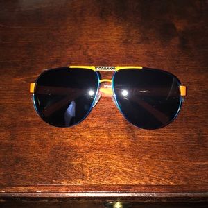 S4K blue and orange sunglasses